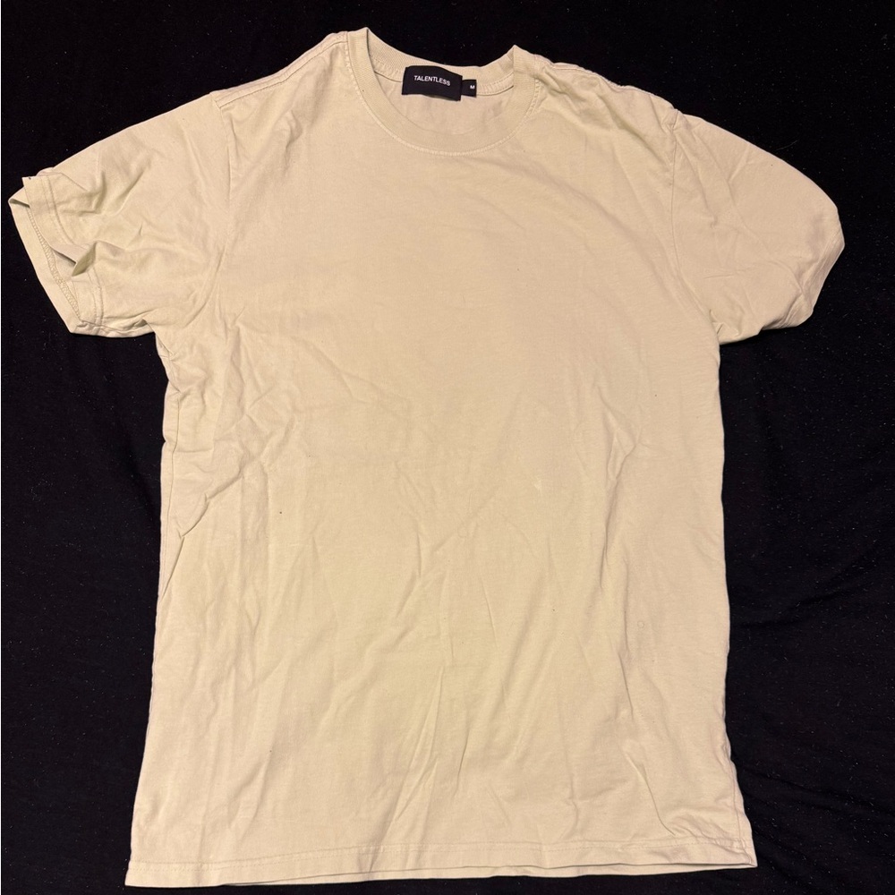 TALENTLESS t-shirt, size medium, lime green, worn once